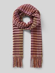 Schal mit Fransen Modell 'AMALIE' von PIECES Bordeaux - 3