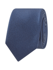 Krawatte mit fein strukturiertem Muster von Selected Homme Blau - 6