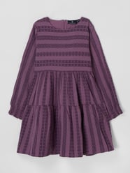 Jurk met keffiyeh-motief van Basefield Paars - 33