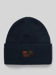 Beanie mit Label-Patch Modell 'WORKWEAR' von Superdry Blau - 4