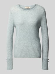 Sweter z dzianiny z okrągłym dekoltem model 'Mape Sophia' od MOS MOSH - 5