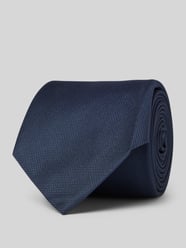 Krawatte mit Allover-Muster von BOSS Blau - 14