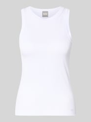 Top w efekcie prążkowania z okrągłym dekoltem od MM by Max Mara - 9