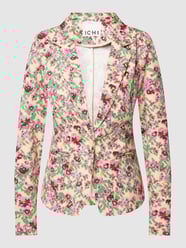 Blazer met viscose en reverskraag, model 'Kate' van ICHI Roze - 22