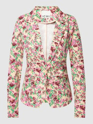 Blazer met viscose en reverskraag, model 'Kate' van ICHI Fuchsia - 11