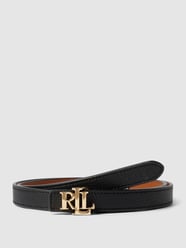 Gürtel mit Label-Details Modell 'DRESS' von Lauren Ralph Lauren Grau / Schwarz - 11
