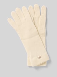 Kasjmier handschoenen met labelapplicatie van Fraas - 23