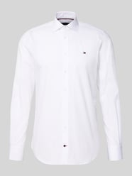 Slim fit zakelijk overhemd van puur katoen van Tommy Hilfiger Tailored - 47
