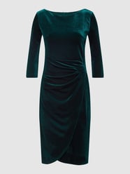 Cocktailkleid mit Velour-Optik von Paradi Grün - 42