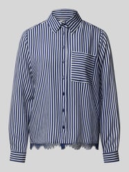 Regular fit overhemdblouse van viscosemix van Milano Italy - 4