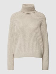 Wollpullover in Ripp-Optik von Marc O'Polo Beige - 2