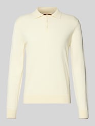 Koszulka polo z dzianiny z kołnierzykiem typu kent od CRUNA - 9