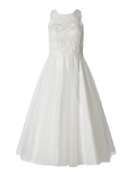 Brautkleid aus floraler Spitze und Tüll von Mascara - 25