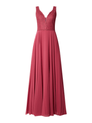 Abendkleid mit Stickereien aus Effektgarn von Luxuar - 45