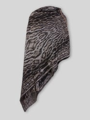 Schal aus Mohairwolle mit Fransen von Marc Cain Beige - 14