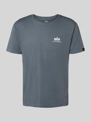 T-Shirt mit Label-Print und Rundhalsausschnitt von Alpha Industries - 8