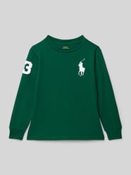 Shirt met lange mouwen, labelstitching en ronde hals van Polo Ralph Lauren Kids - 24