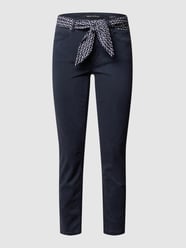 Slim Fit 7/8-Hose mit Gürtel  von Marc O'Polo Blau - 13