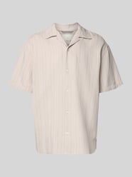 Regular fit vrijetijdsoverhemd van katoenmix met linnen, model 'MONTANA' van Jack & Jones Premium Beige - 34