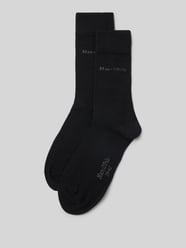Socken mit Logo-Schriftzug im 2er-Pack von Marc O'Polo - 30