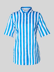Bluzka o kroju regular fit z rękawem o dł. 1/2 od ETERNA - 21