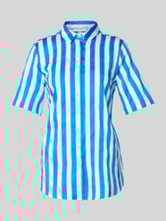 Bluzka o kroju regular fit z rękawem o dł. 1/2 od ETERNA - 43