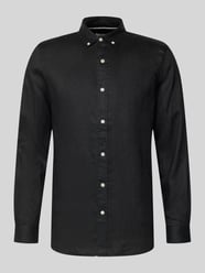 Regular Fit Leinenhemd mit Button-Down-Kragen von Scotch & Soda - 44