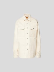 Hemdjacke mit Brusttaschen von Rick Owens Weiß - 29