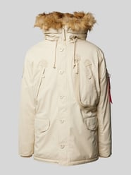 Parka mit Stehkragen von Alpha Industries Beige - 6