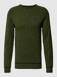 Strickpullover mit Rundhalsausschnitt von Blend Schwarz - 25