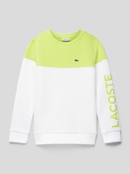 Sweatshirt mit Label-Detail von Lacoste Weiß - 31