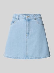 A-lijn jeansrok van katoenmix met viscose model 'ABBI' van PIECES - 34