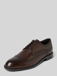 Buty sznurowane z naturalnej skóry model 'Tayil_Derb' od BOSS - 46