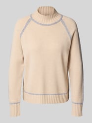 Regular Fit Strickpullover aus Woll-Kaschmir-Mix Modell 'PESCARA' von Max Mara Studio Beige - 33