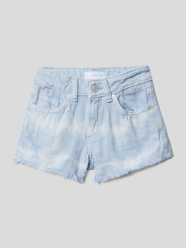 Jeansshorts in Batik-Optik von Mango Blau / Türkis - 29