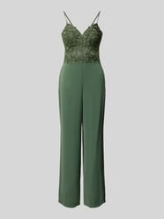 Jumpsuit mit Spitzenbesatz von V.M. - 4