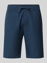 Shorts aus Leinen-Baumwoll-Mix mit elastischem Bund von MCNEAL - 1