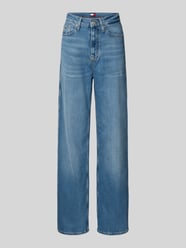 Jeansy z szeroką nogawką z mieszanki bawełny model ‘CLAIRE’ od Tommy Jeans - 6