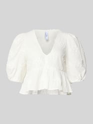 Cropped Blusenshirt mit V-Ausschnitt von Mango - 34