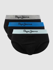 Trunks im 3er-Pack Modell 'Jovian' von Pepe Jeans Grau / Schwarz - 36