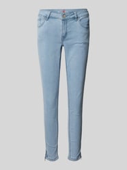Slim Fit Jeans im 5-Pocket-Design Modell 'Italy' von Buena Vista Blau - 26