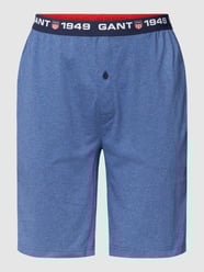 Pyjamabroek met elastische logoband van Gant Blauw / turquoise - 6