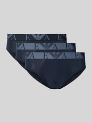 Slip mit Label-Bund im 3er-Pack von Emporio Armani - 8
