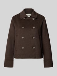 Zweireihige Jacke aus Lanawoll-Mix von Stefanel - 1