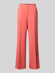 Broek van viscosemix met persplooien van COMMA - 34