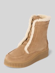 Stiefeletten aus reinem Rindsvelours von Marc O'Polo Beige - 36
