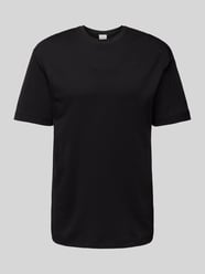 T-shirt z detalem z logo model ‘TECH INTERLOCK’ od CK Calvin Klein - 29