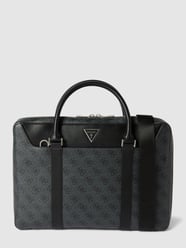 Laptoptasche mit Label-Detail Modell 'VEZZOLA' von Guess Schwarz - 10
