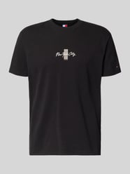Regular Fit T-Shirt aus reiner Baumwolle Modell 'SIGN BLOCK' von Tommy Jeans - 14