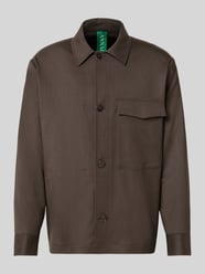Relaxed fit overhemdjack met borstzak, model 'KARL' van ANNARR - 1